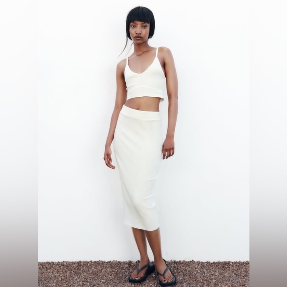 Zara Rib Knit Skirt